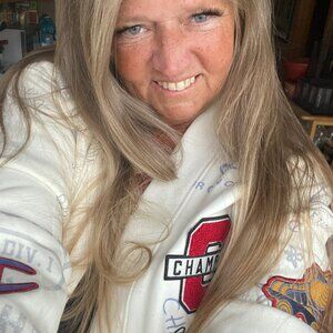 ~Champion Women's Fleece Varsity Preppy Ivory Collegiate Cardigan~XS~NWT's~LTD.